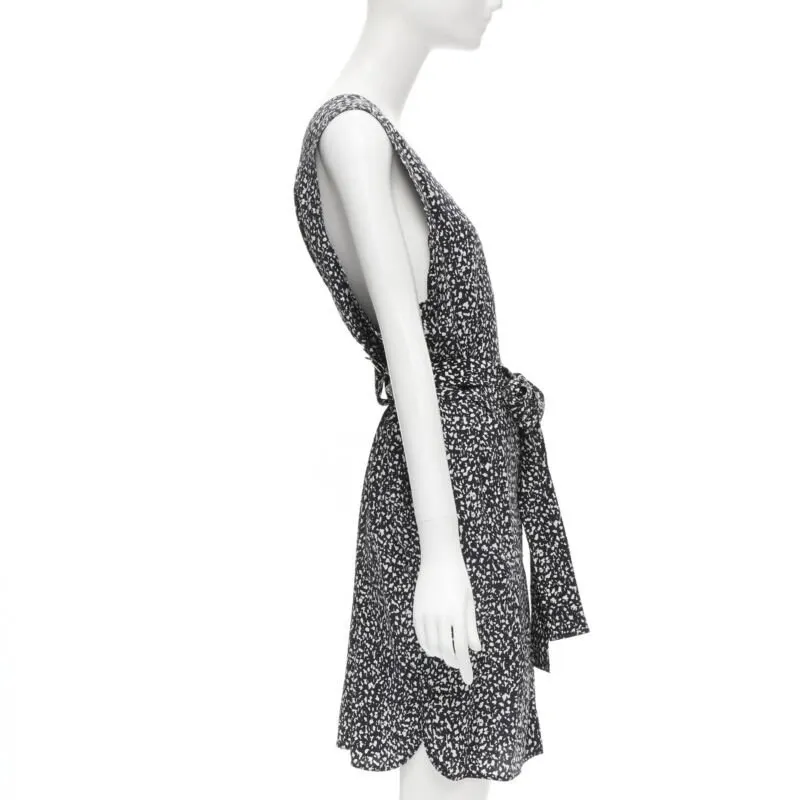 Marni Abstract Sheath Dress Black Silk Never worn - Box View