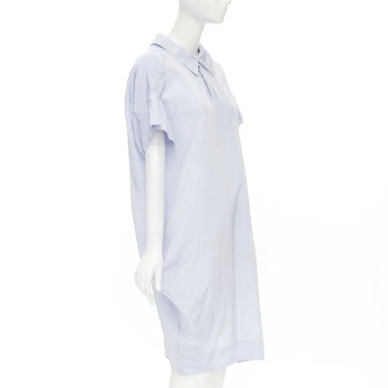 Marni Crinkled Boxy Dress Blue Viscose Never worn - Inside View