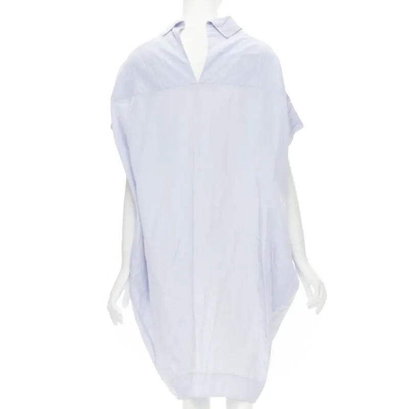 Marni Crinkled Boxy Dress Blue Viscose Never worn - Box View