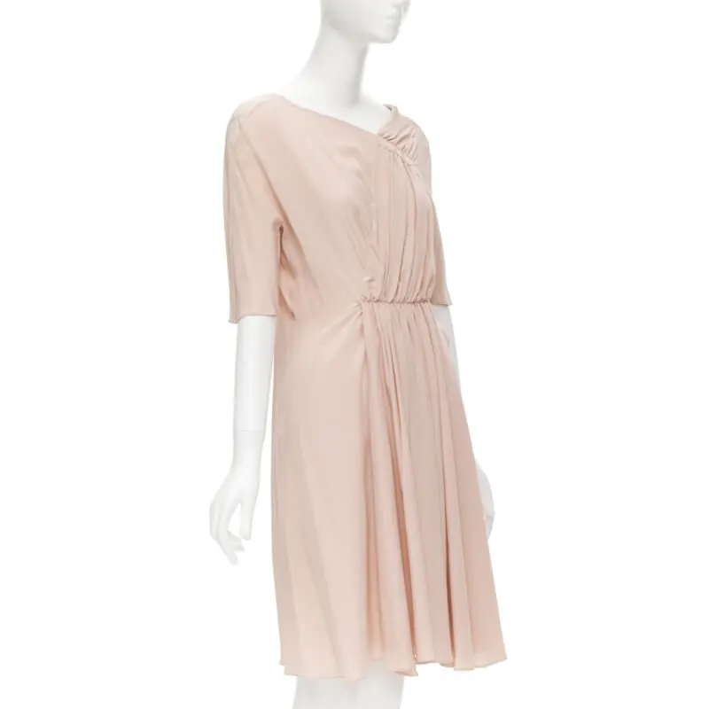 Marni Draped Silk Dress Pink Silk Never worn - Inside View