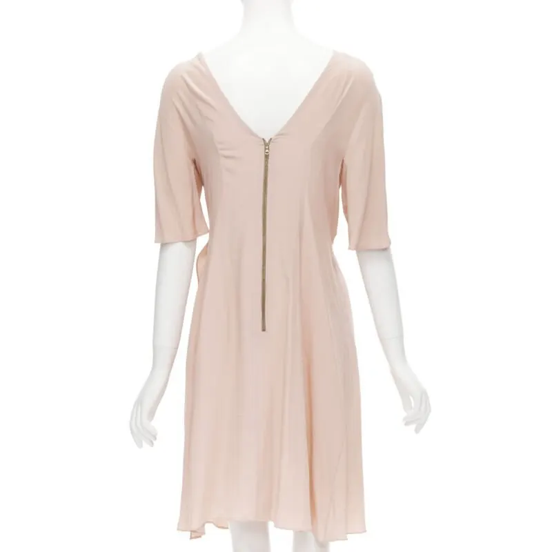 Marni Draped Silk Dress Pink Silk Never worn - Box View