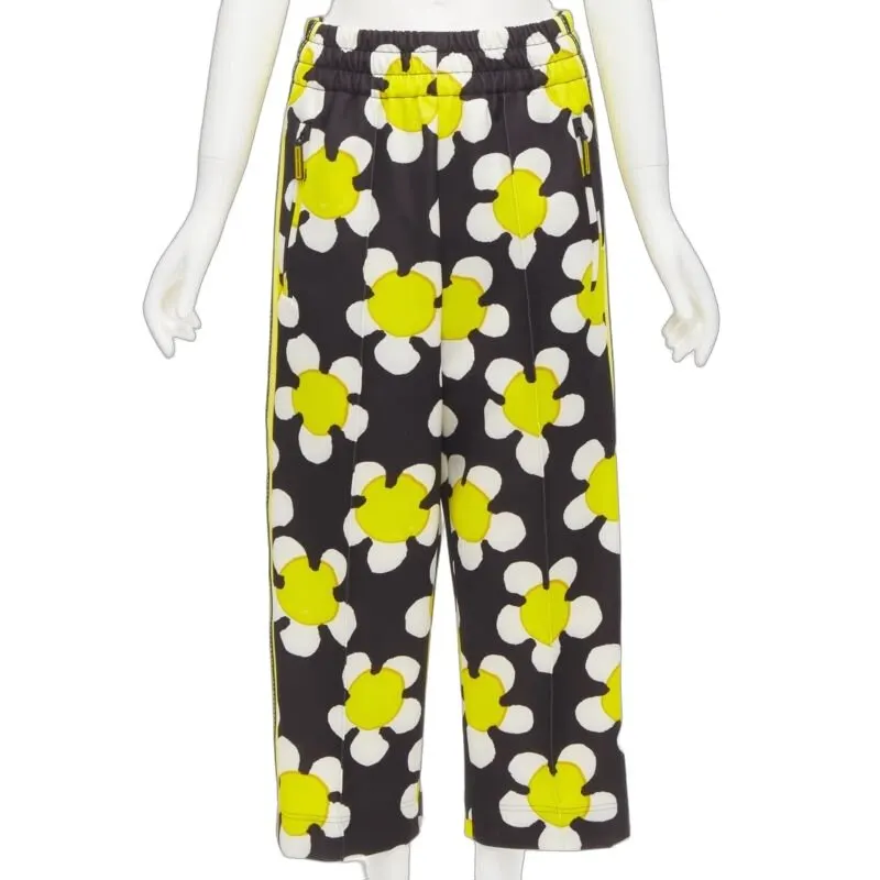 Marc Jacobs Daisy Trim Pants Black Cotton Never worn - Front View