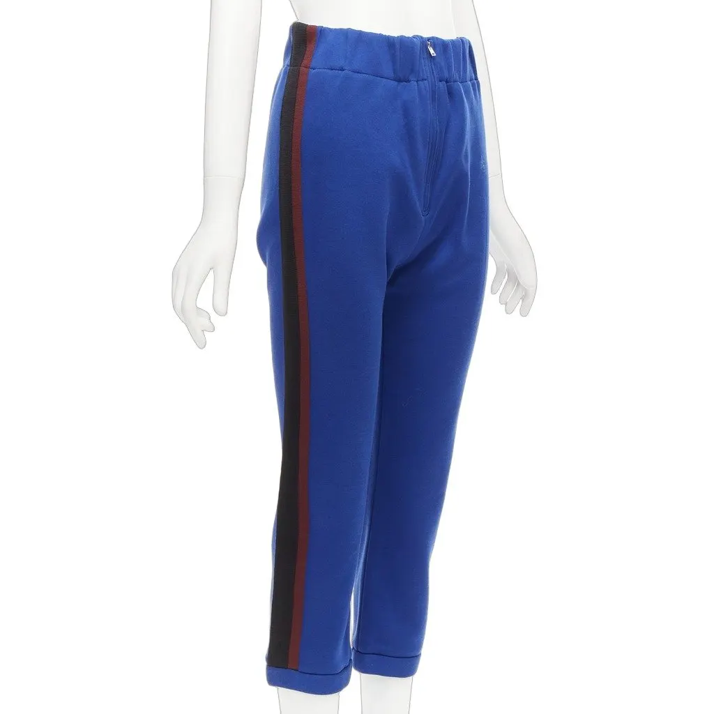 Marni Tape Tapered Joggers Blue Cotton Very good - Front View