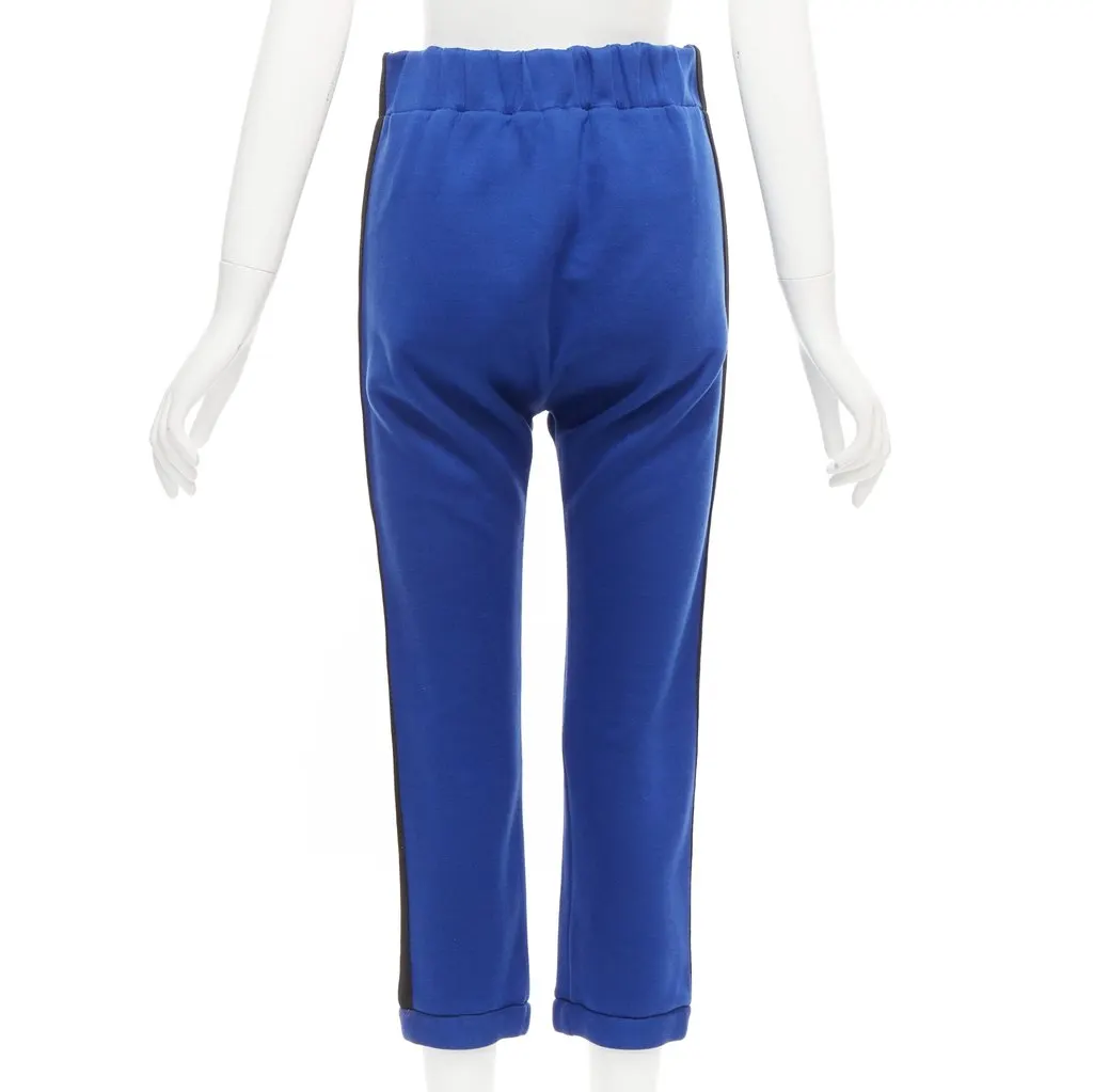 Marni Tape Tapered Joggers Blue Cotton Very good - Box View