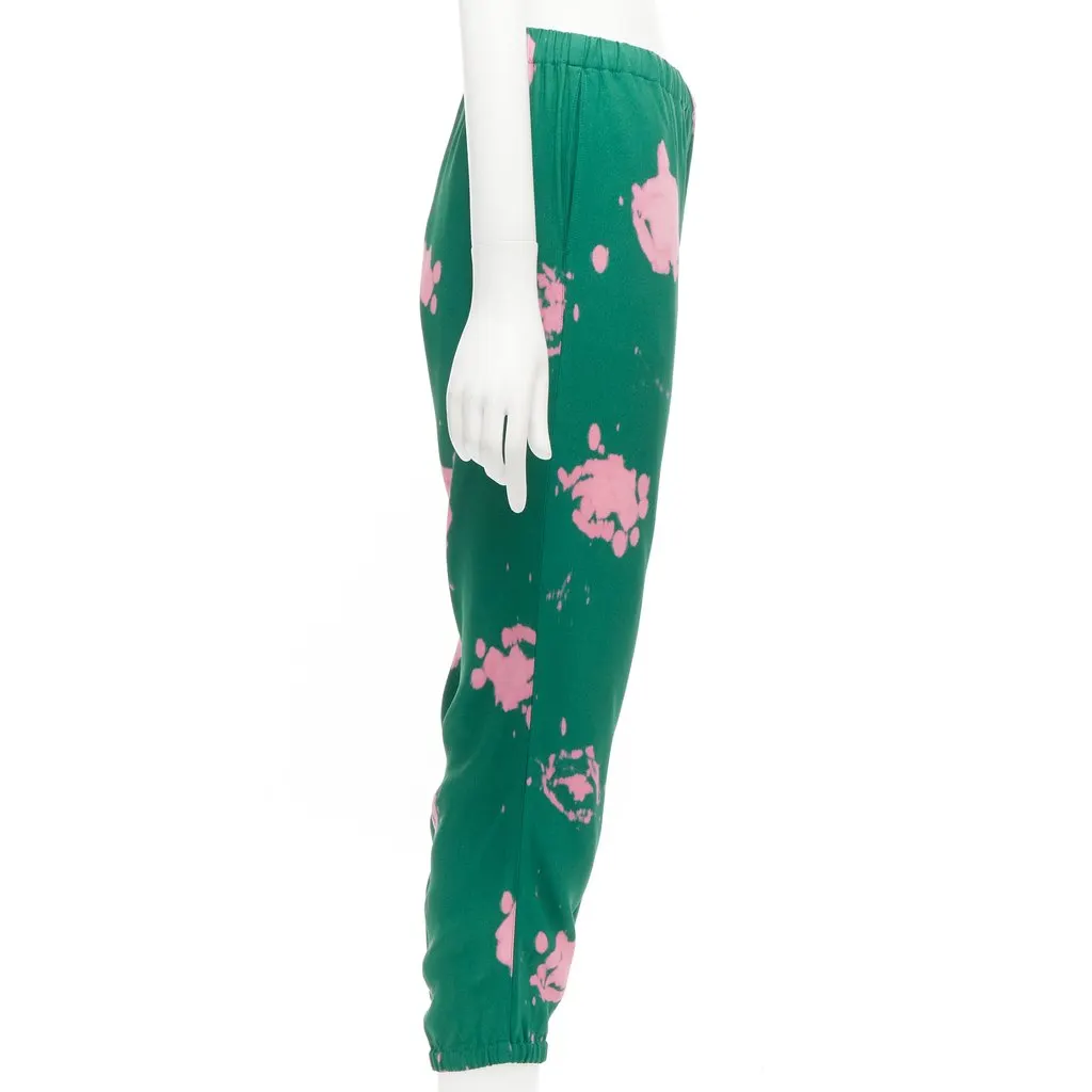 Marni Tie-Dye Casual Pants Green Viscose Never worn - Model View