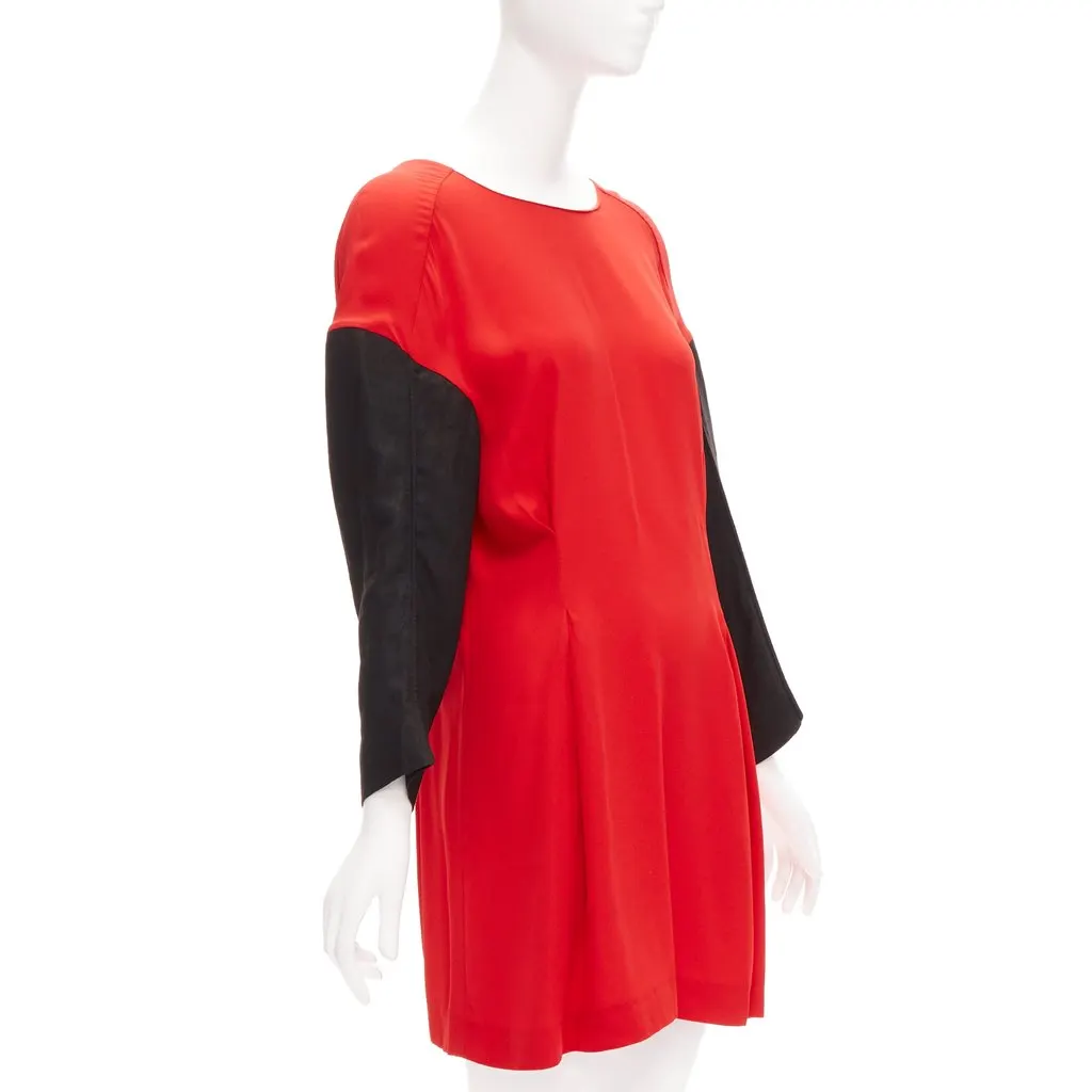Marni Contrast Cutout Dress Red Viscose Never worn - Back View