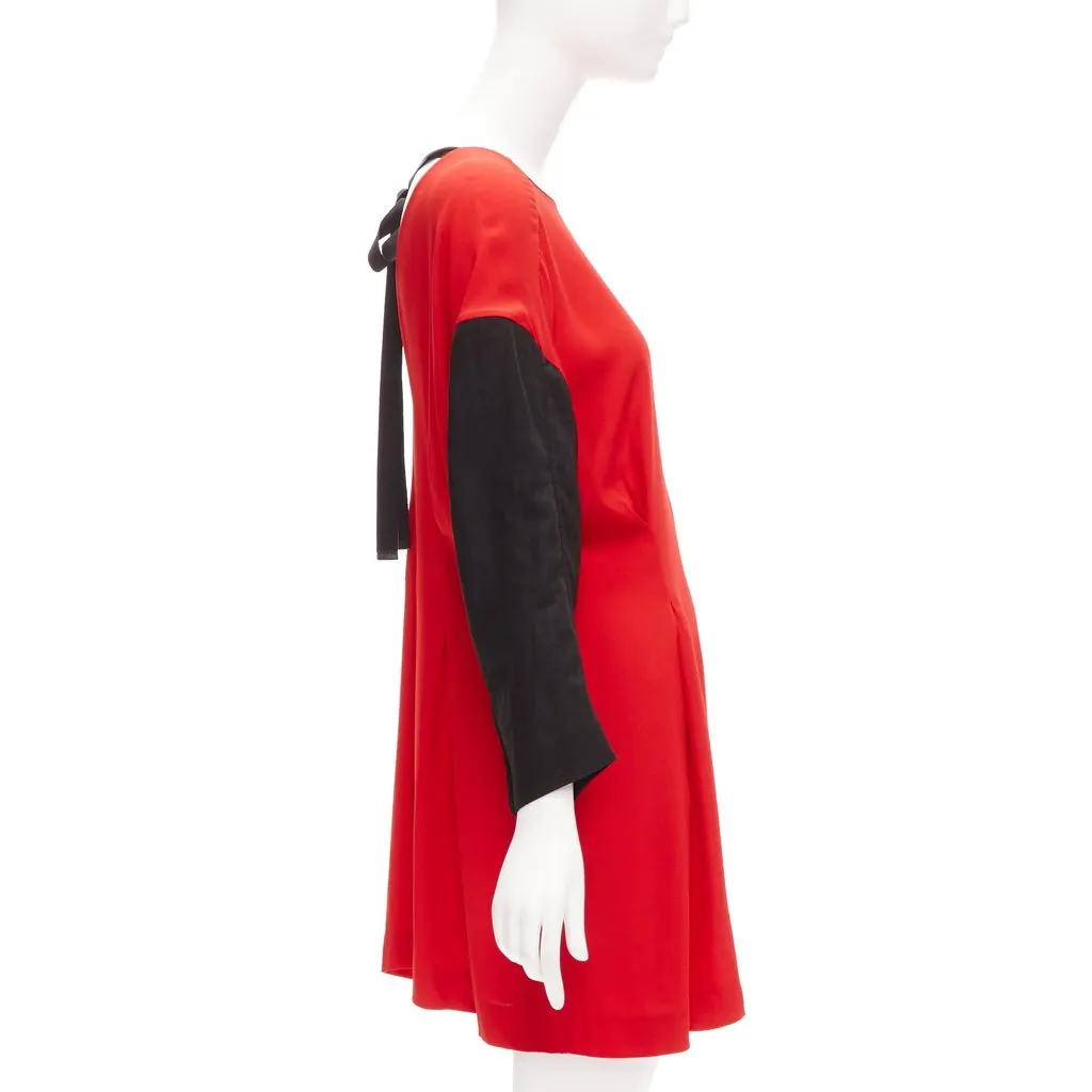 Marni Contrast Cutout Dress Red Viscose Never worn - Inside View