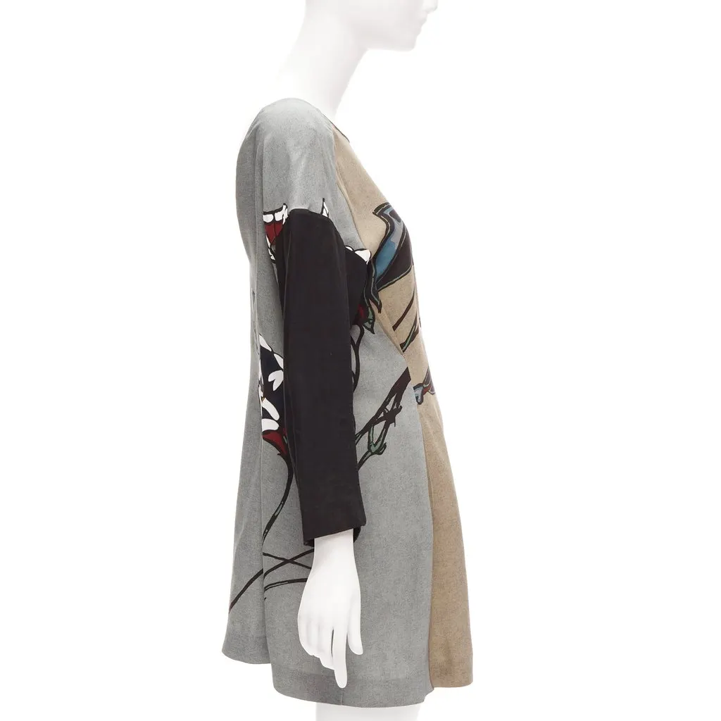 Marni Floral Dropped Dress MultiColor Viscose Never worn - Model View