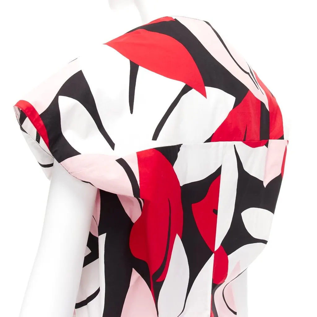 Marni Geometric Cap Top Black Cotton Good - Back View