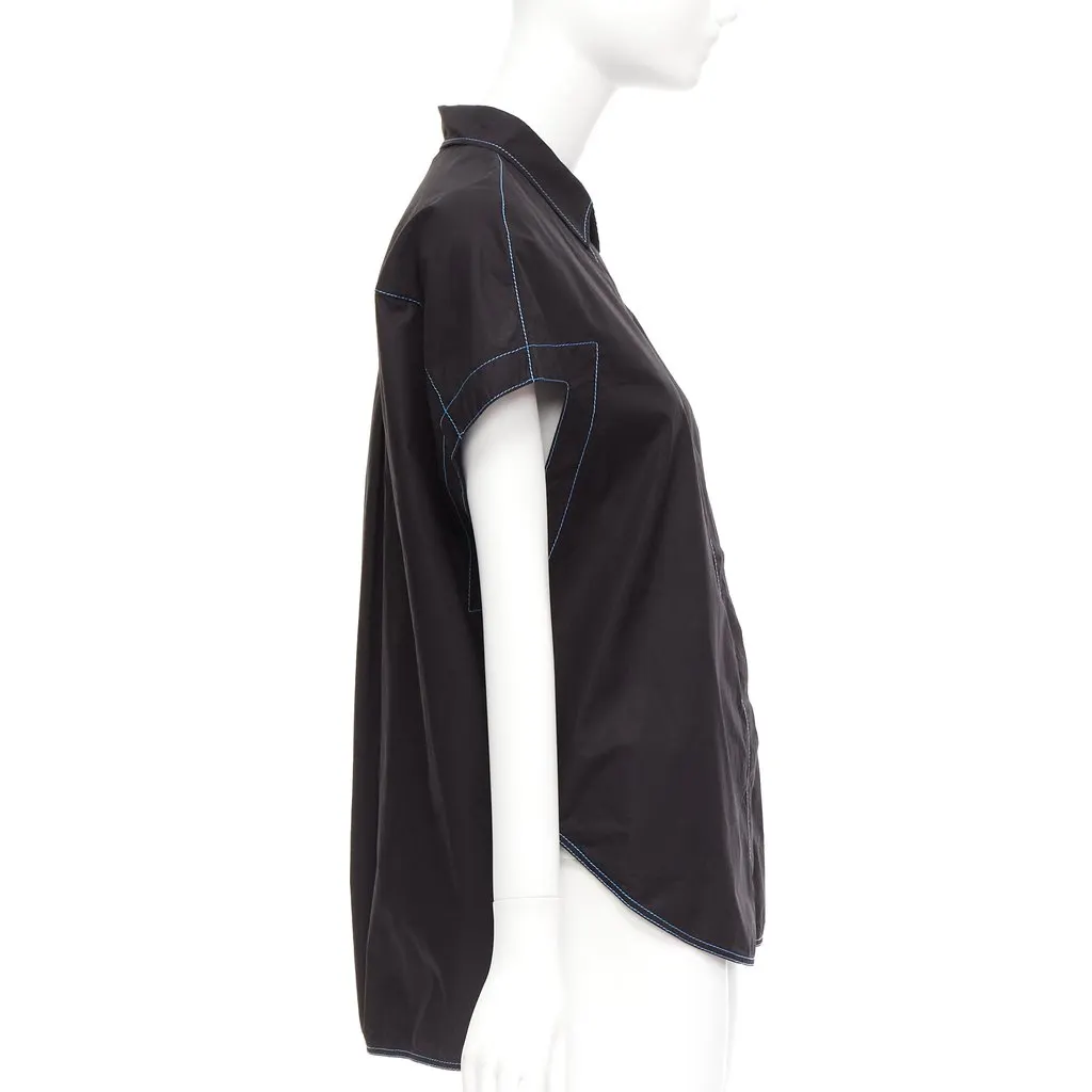 Marni Black Cotton Top Black Cotton Very good - Model View