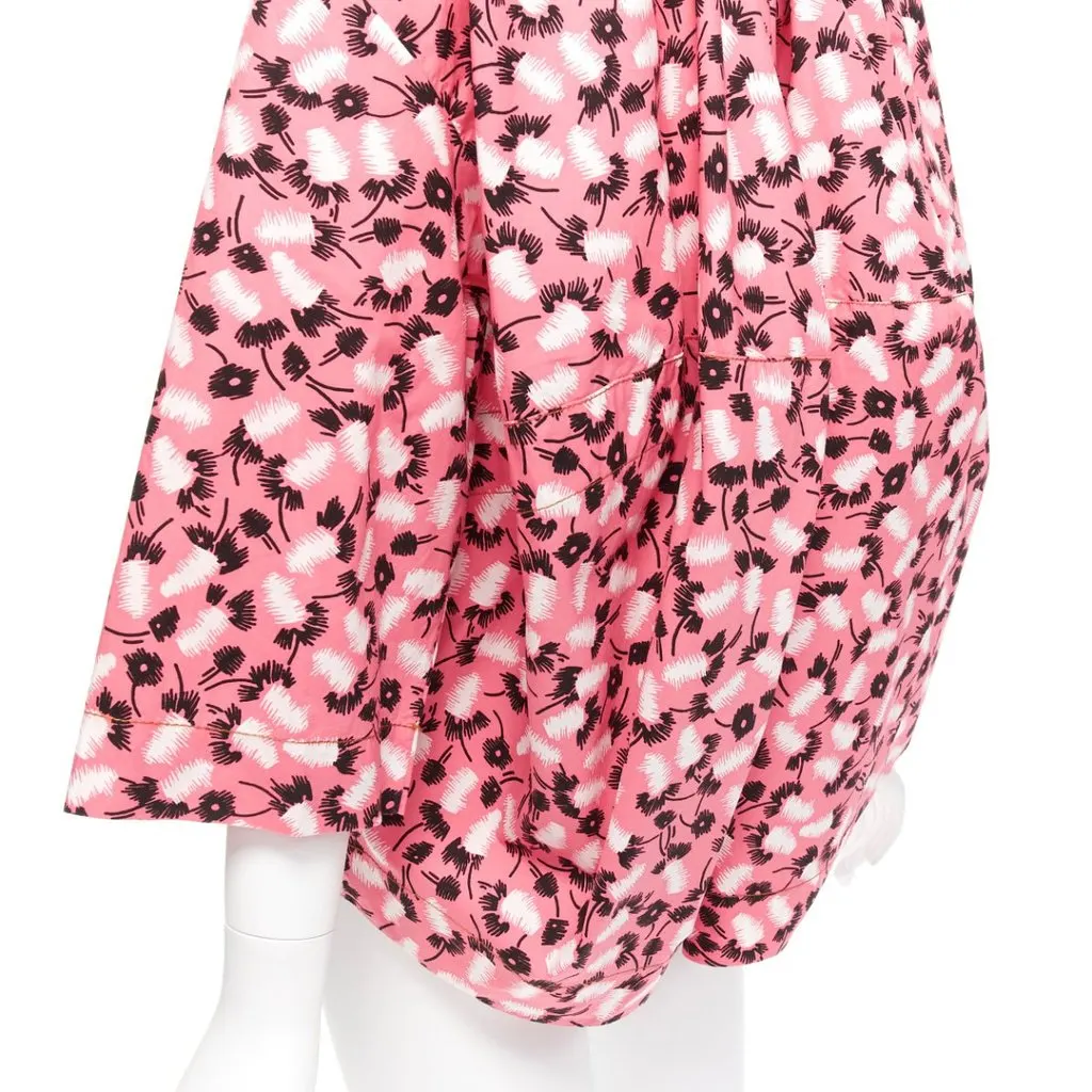 Marni Feather Print Shirt MultiColor Cotton Never worn - Back View