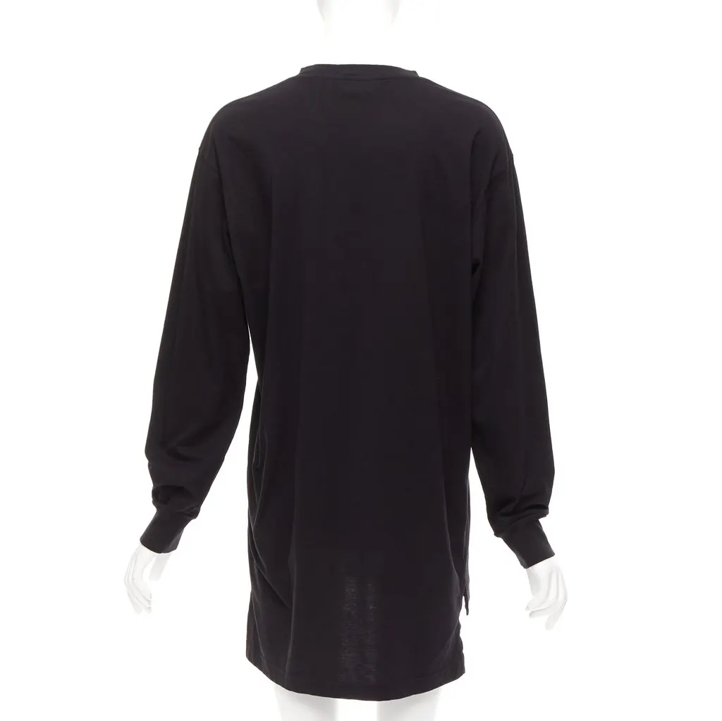 Marni Logo Sweater Dress Black Cotton Very good - Box View