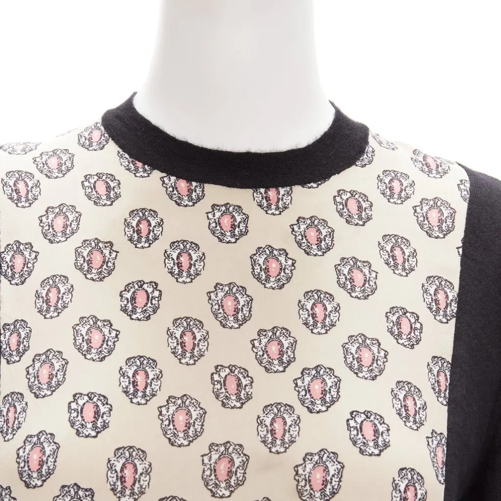 Marni Jewel Print Sweater Black Cashmere Good - Back View