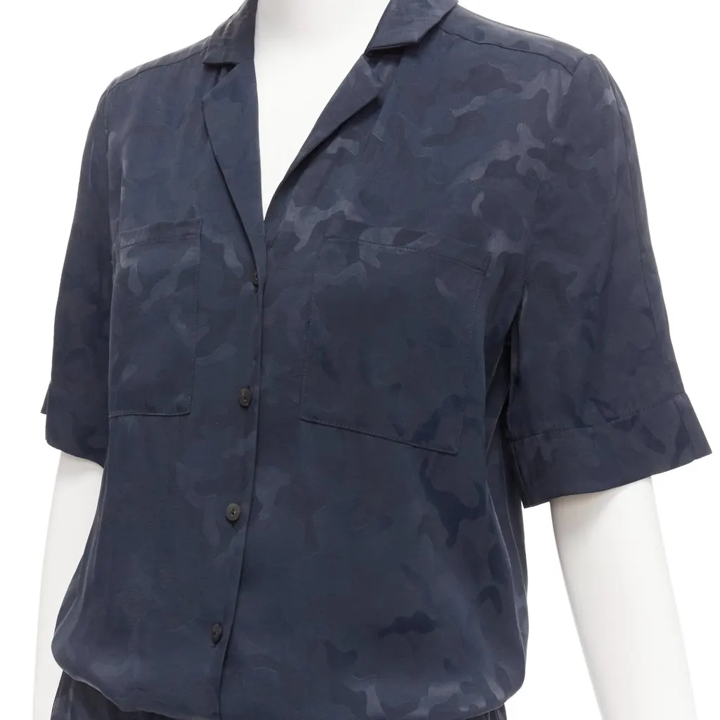 Cefinn Spencer Navy Silk Never worn - Back View