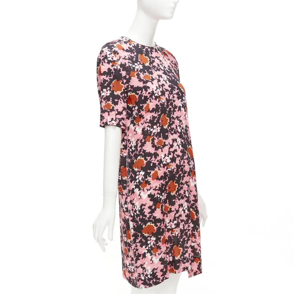 Marni Splash Print Dress Pink Viscose Never worn - Inside View