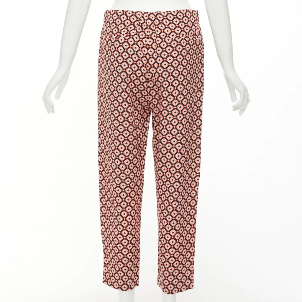 Marni Silk Print Pants Pink Silk Never worn - Box View