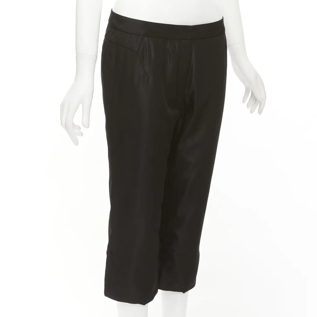 Shiatzy Chen Cut Back Pants Black Polyester Very good - Inside View