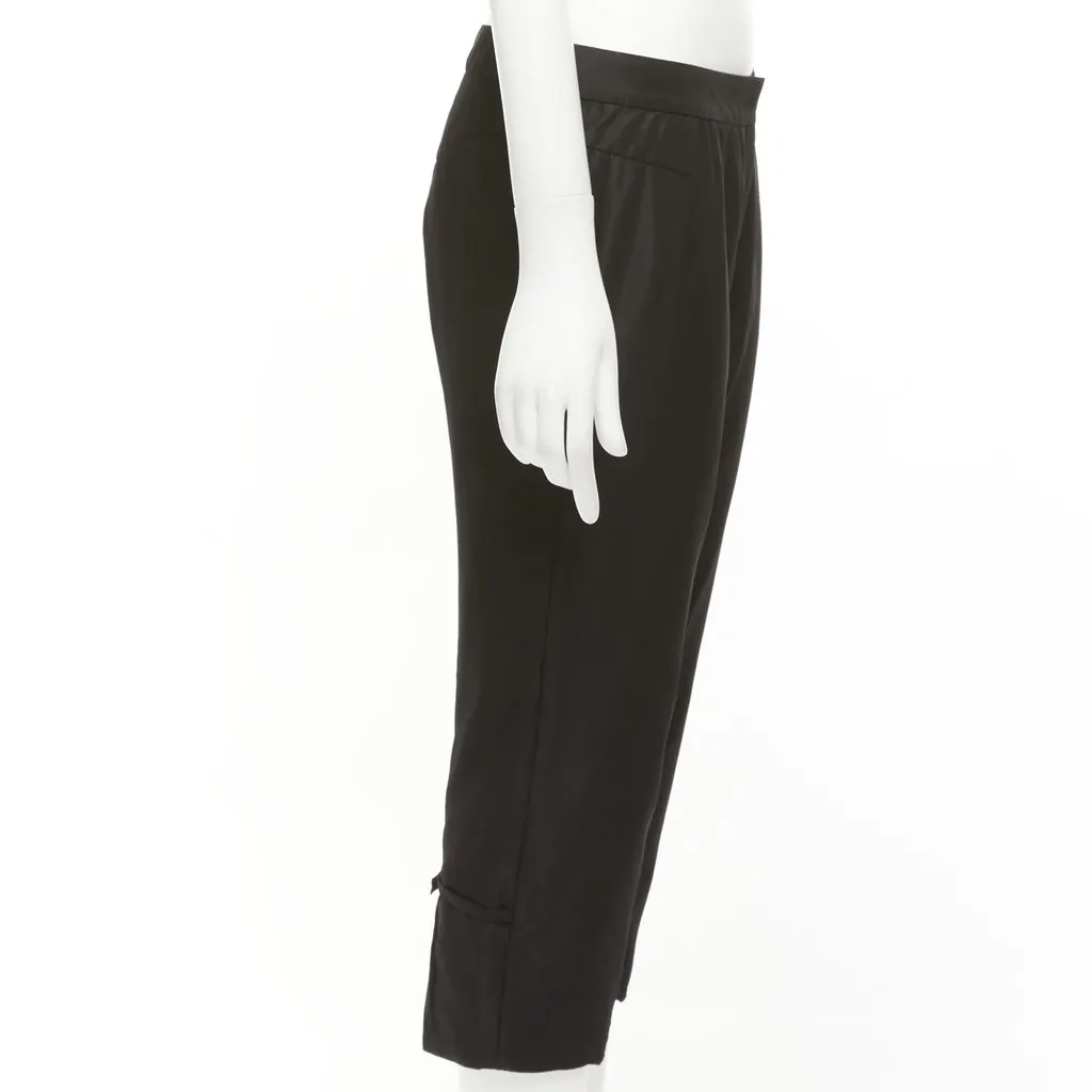 Shiatzy Chen Cut Back Pants Black Polyester Very good - Model View