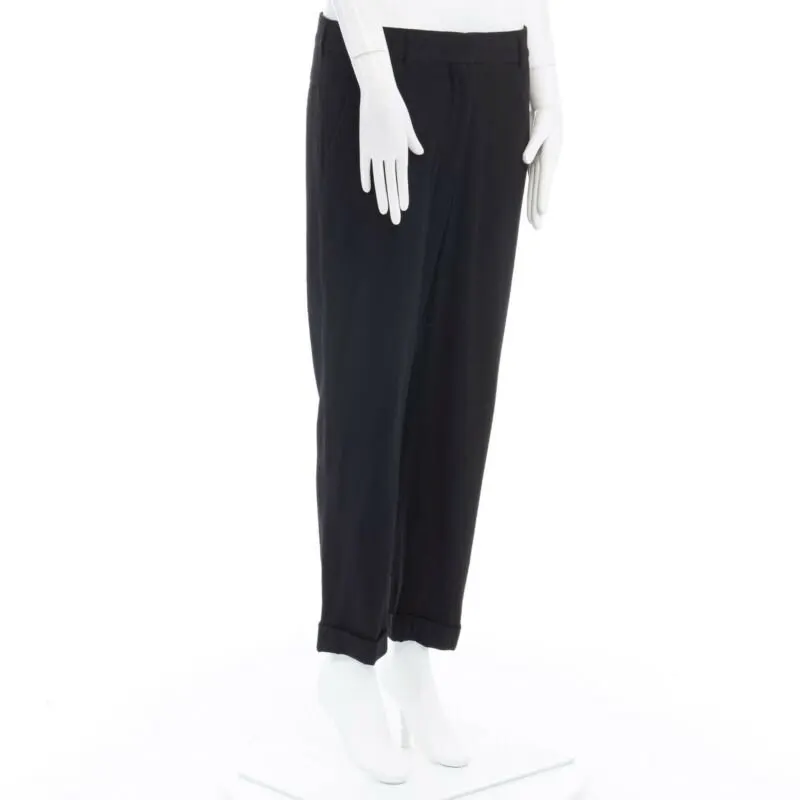 Haider Ackermann Fleece Wool Pants Black Wool Never worn - Inside View