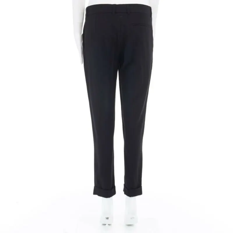 Haider Ackermann Fleece Wool Pants Black Wool Never worn - Box View