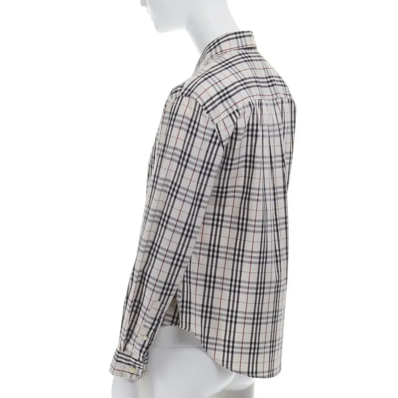 Burberry House Check shirt Beige Cotton Very good - Box View
