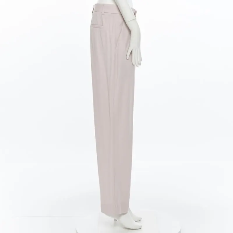 Haider Ackermann Blush Wide Pants Pink Polyester Good - Model View