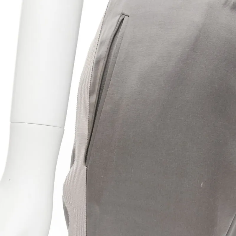Haider Ackermann Cotton Sweat Pants Grey Viscose Fair - Back View