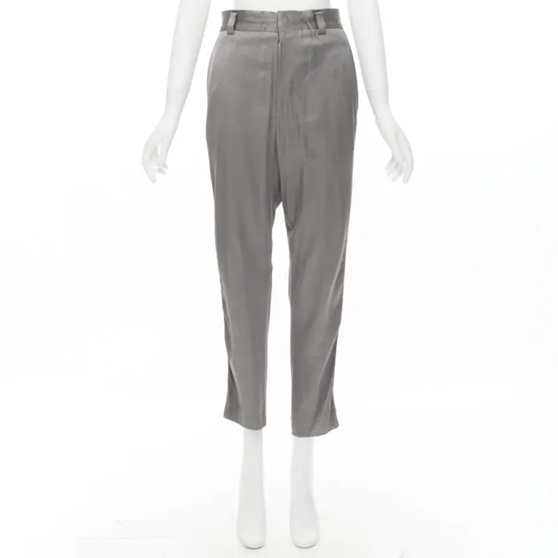 Haider Ackermann Cotton Sweat Pants Grey Viscose Fair - Inside View