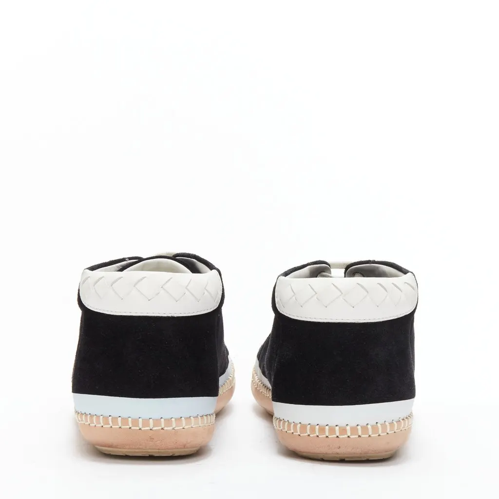 Bottega Veneta Spritz Black Suede Fair - Box View