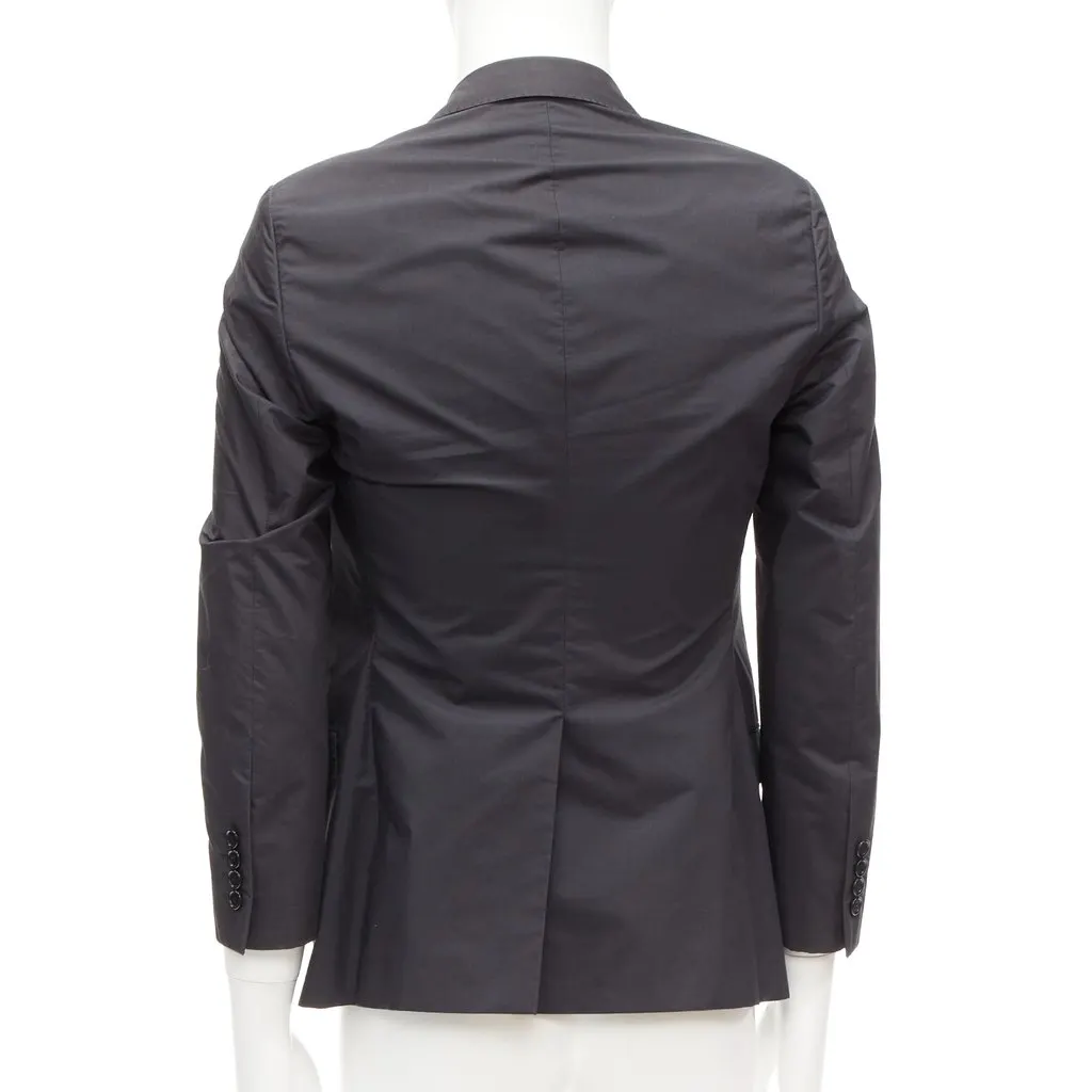 Lanvin Minimal Suit Blazer Grey Cotton Good - Box View