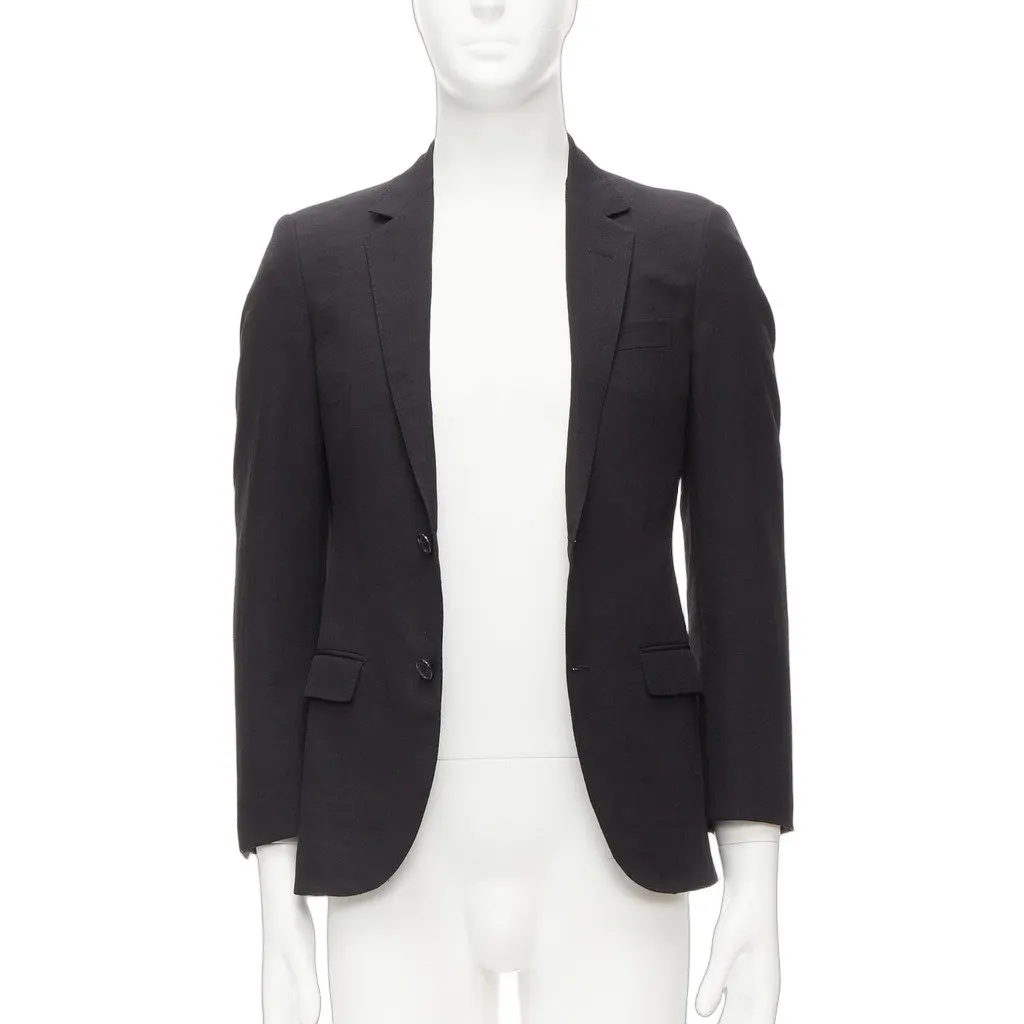 Lanvin Towelling Trim Vest Black Polyester Never worn - Front View