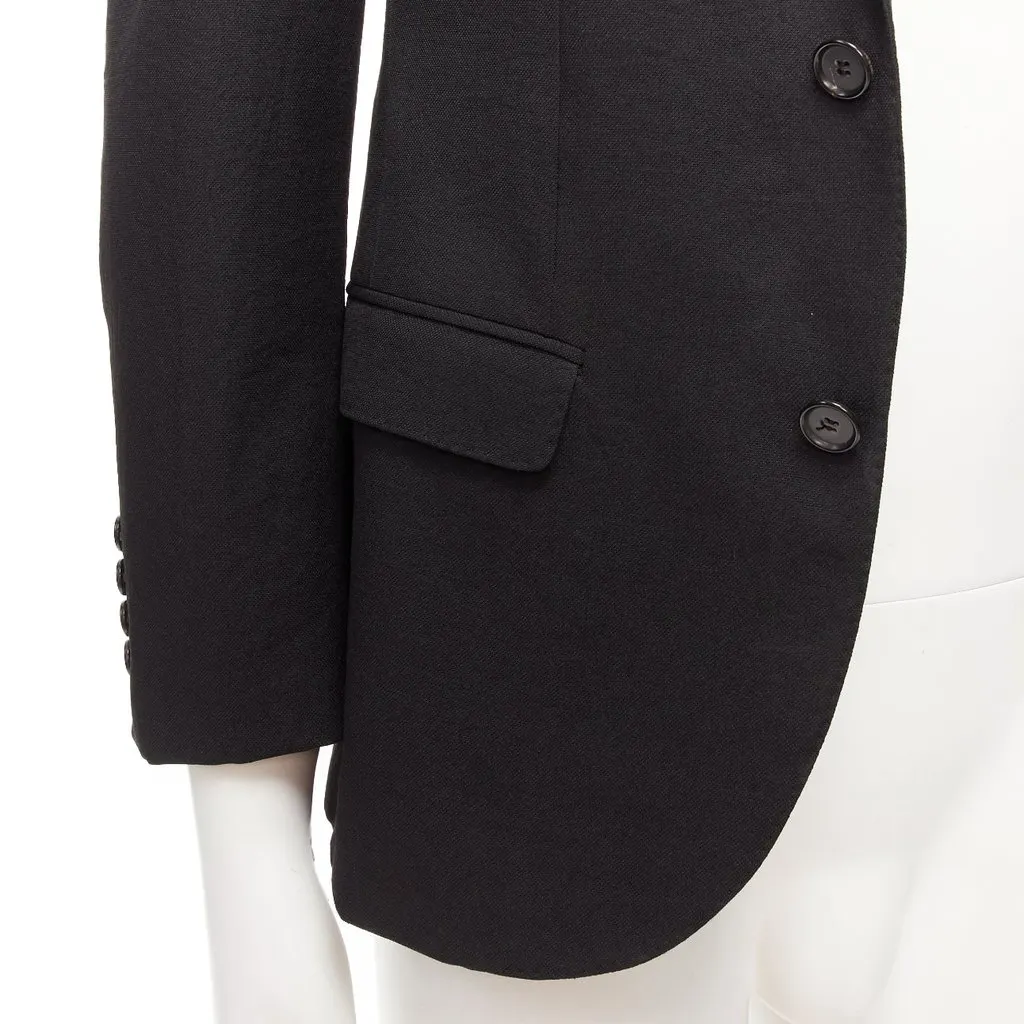 Lanvin Towelling Trim Vest Black Polyester Never worn - Back View