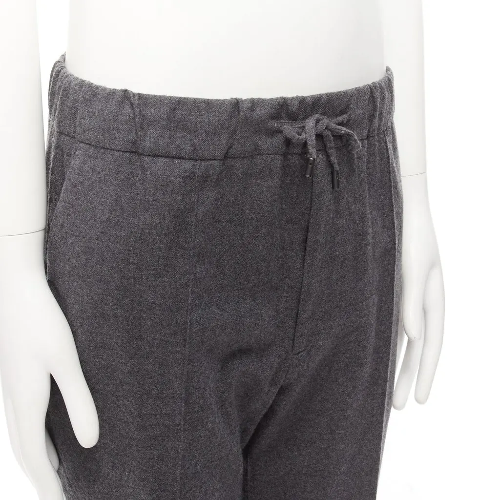 Fendi Grey Wool Pants Grey Wool Very good - Back View
