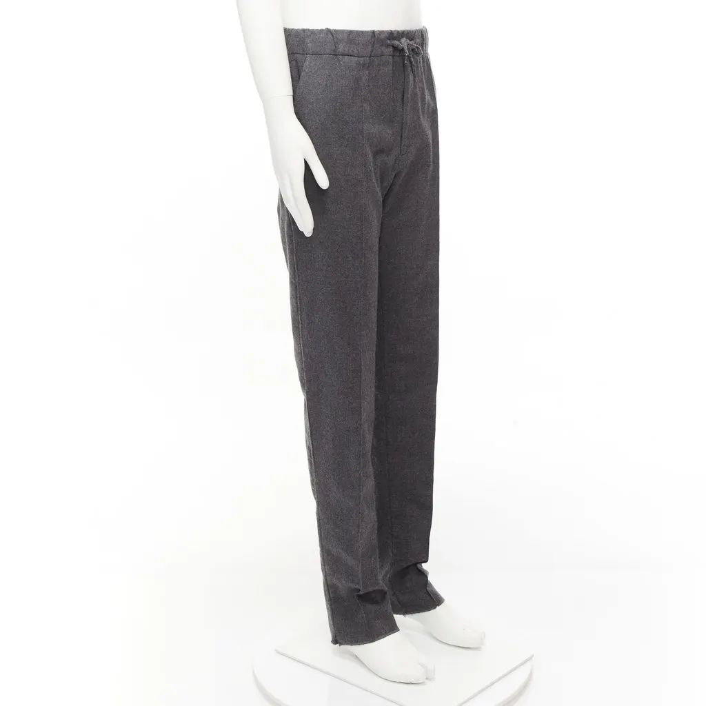 Fendi Grey Wool Pants Grey Wool Very good - Inside View