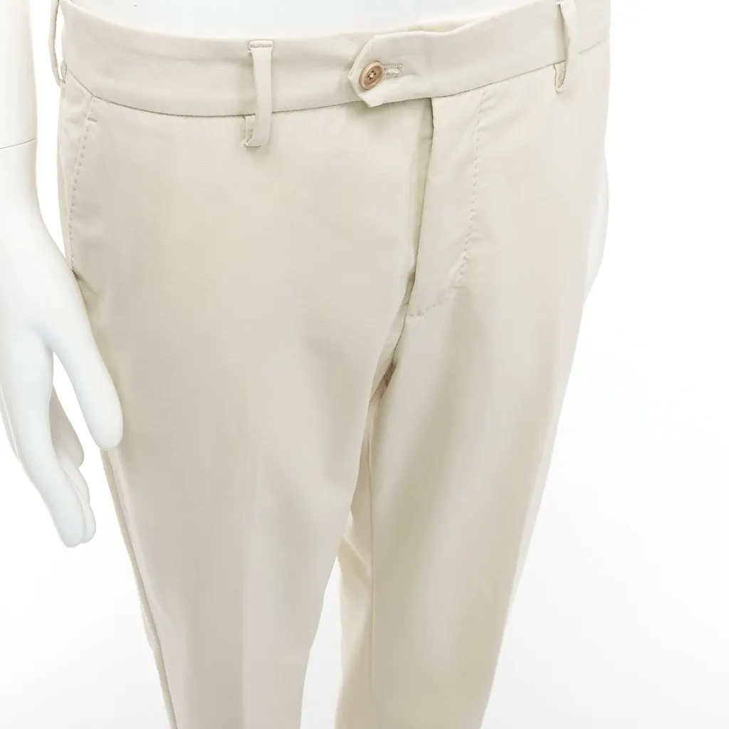 La Perla Minimal Wool Pants Beige Wool Very good - Back View