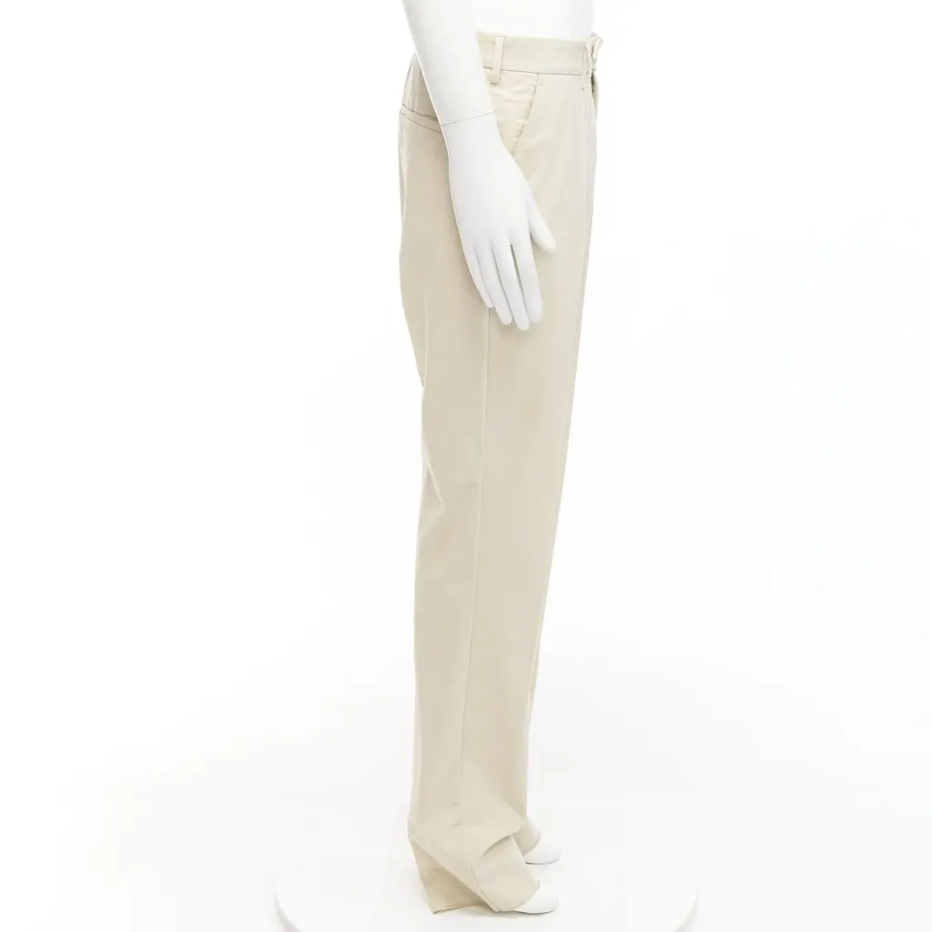 La Perla Minimal Wool Pants Beige Wool Very good - Model View