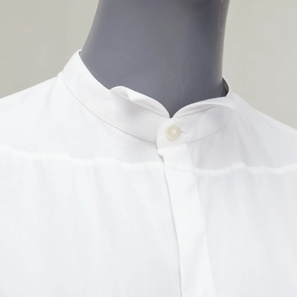 Lanvin White Bow Collar Shirt White Cotton Very good - Back View