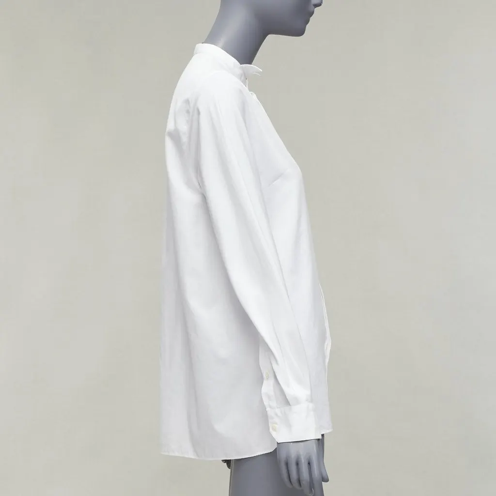Lanvin White Bow Collar Shirt White Cotton Very good - Model View