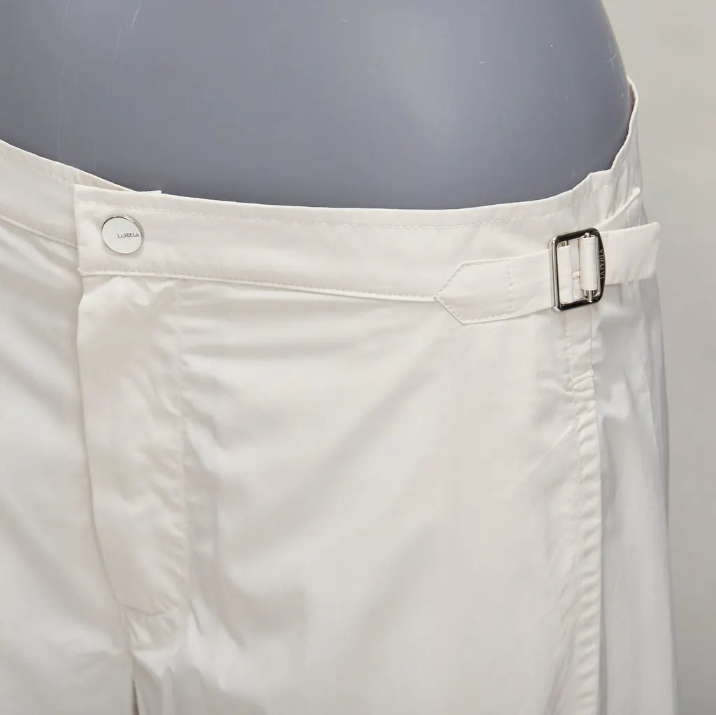 La Perla Mesh Safari Shorts Ecru Polyester Very good - Back View