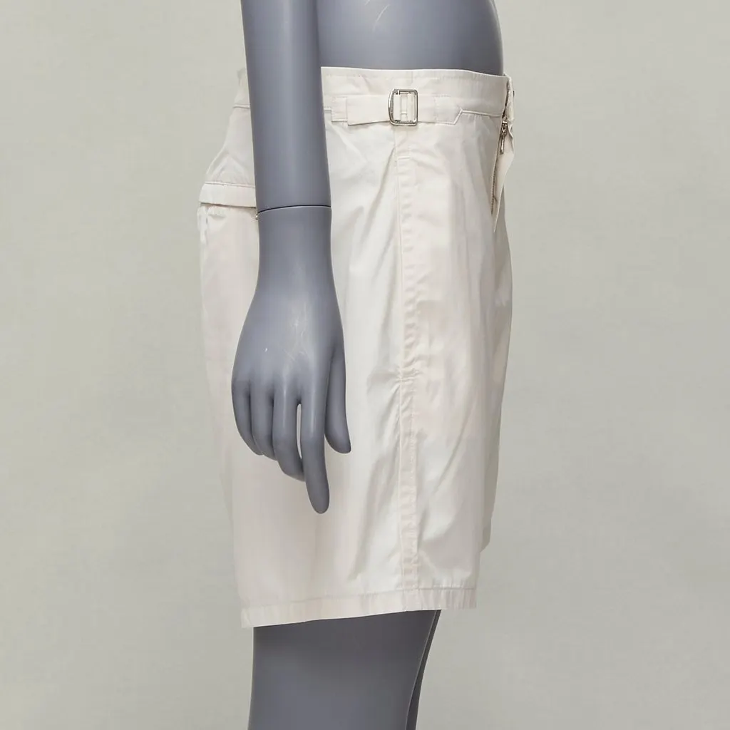 La Perla Mesh Safari Shorts Ecru Polyester Very good - Model View