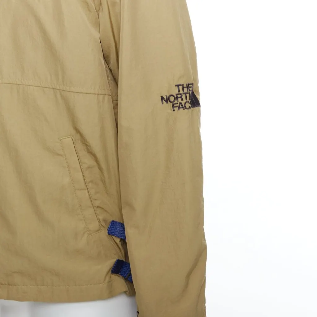 The North Face Blue Trim Windbreaker Khaki Very good - Back View