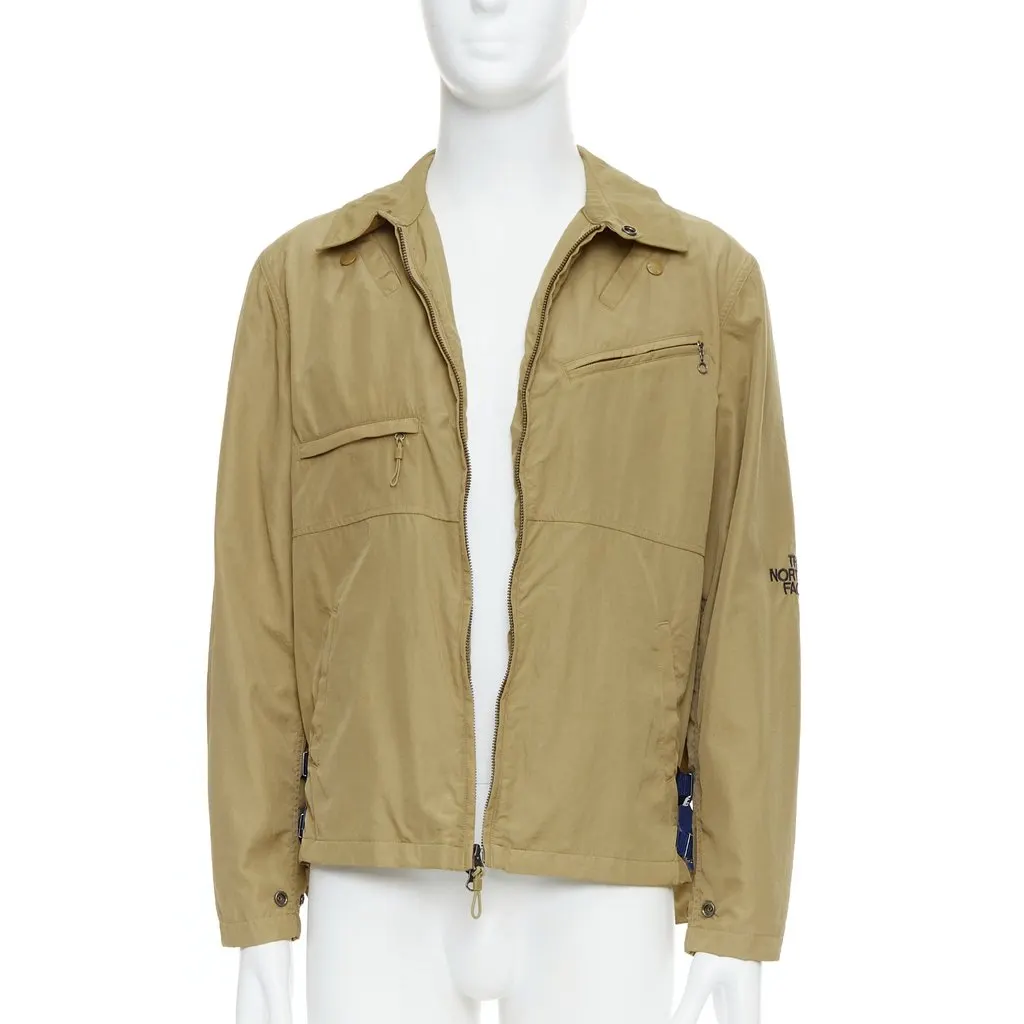 The North Face Blue Trim Windbreaker Khaki Very good - Inside View