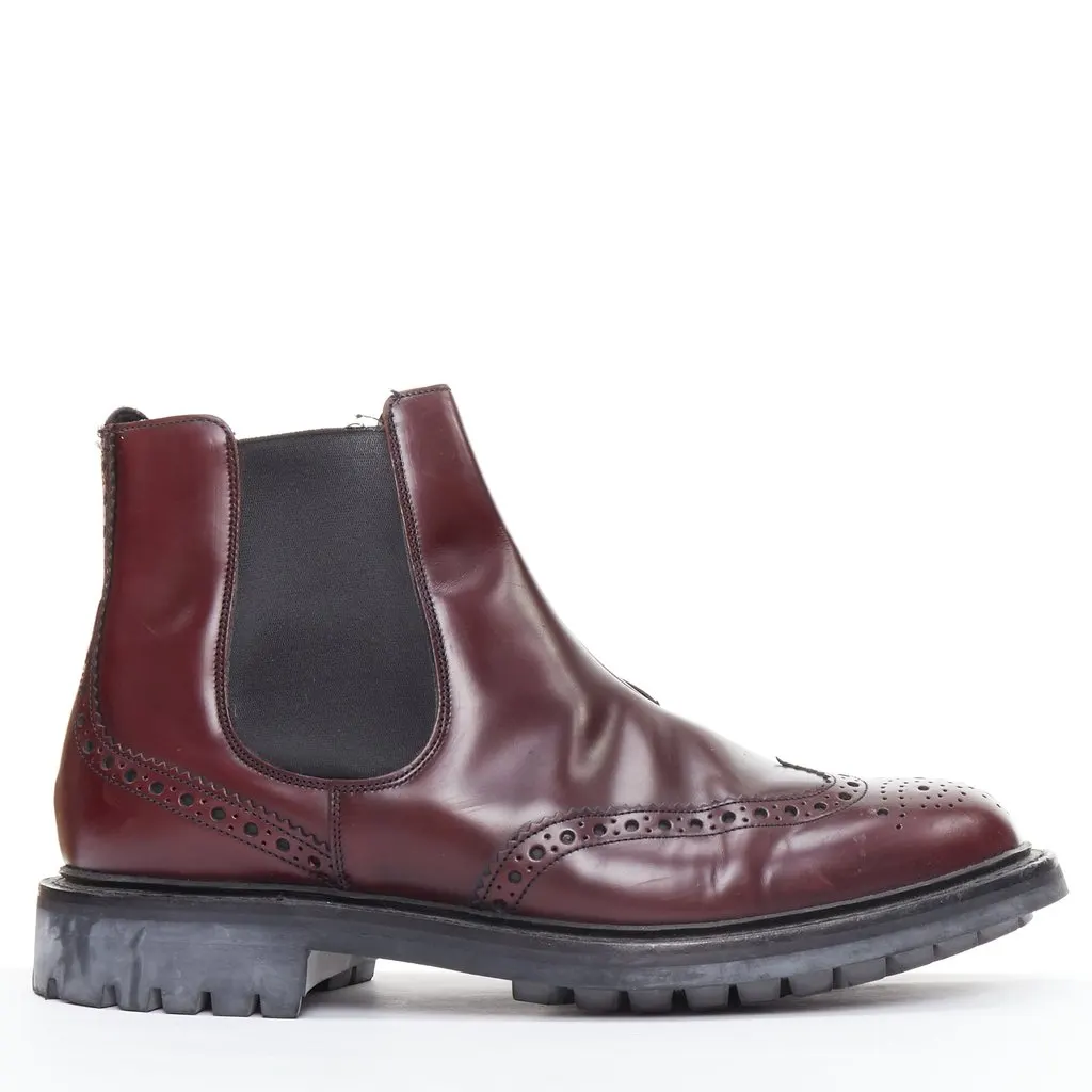 Church's Ketsby Burgundy Leather Fair - Front View