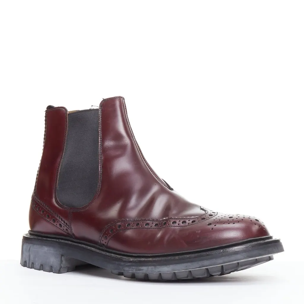 Church's Ketsby Burgundy Leather Fair - Back View