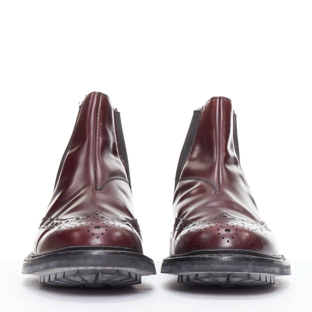 Church's Ketsby Burgundy Leather Fair - Inside View