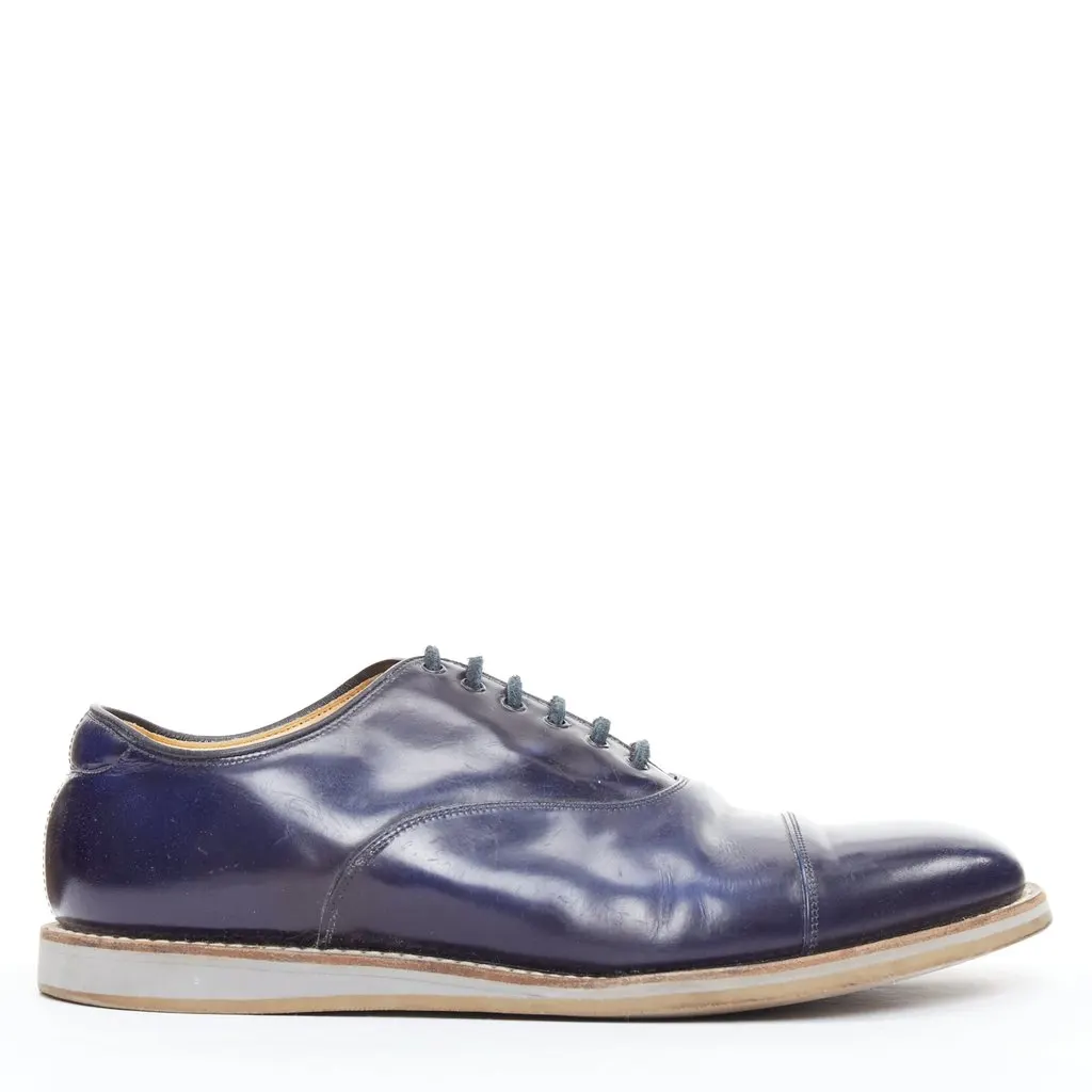 Church's Hirst Navy Leather Fair - Front View