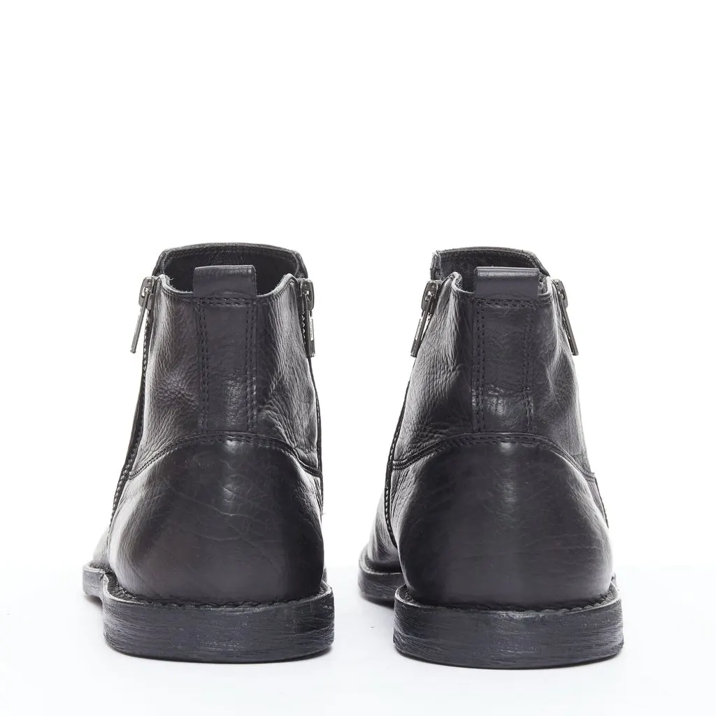 Ann Demeulemeester Black Leather Boots Black Leather Good - Box View