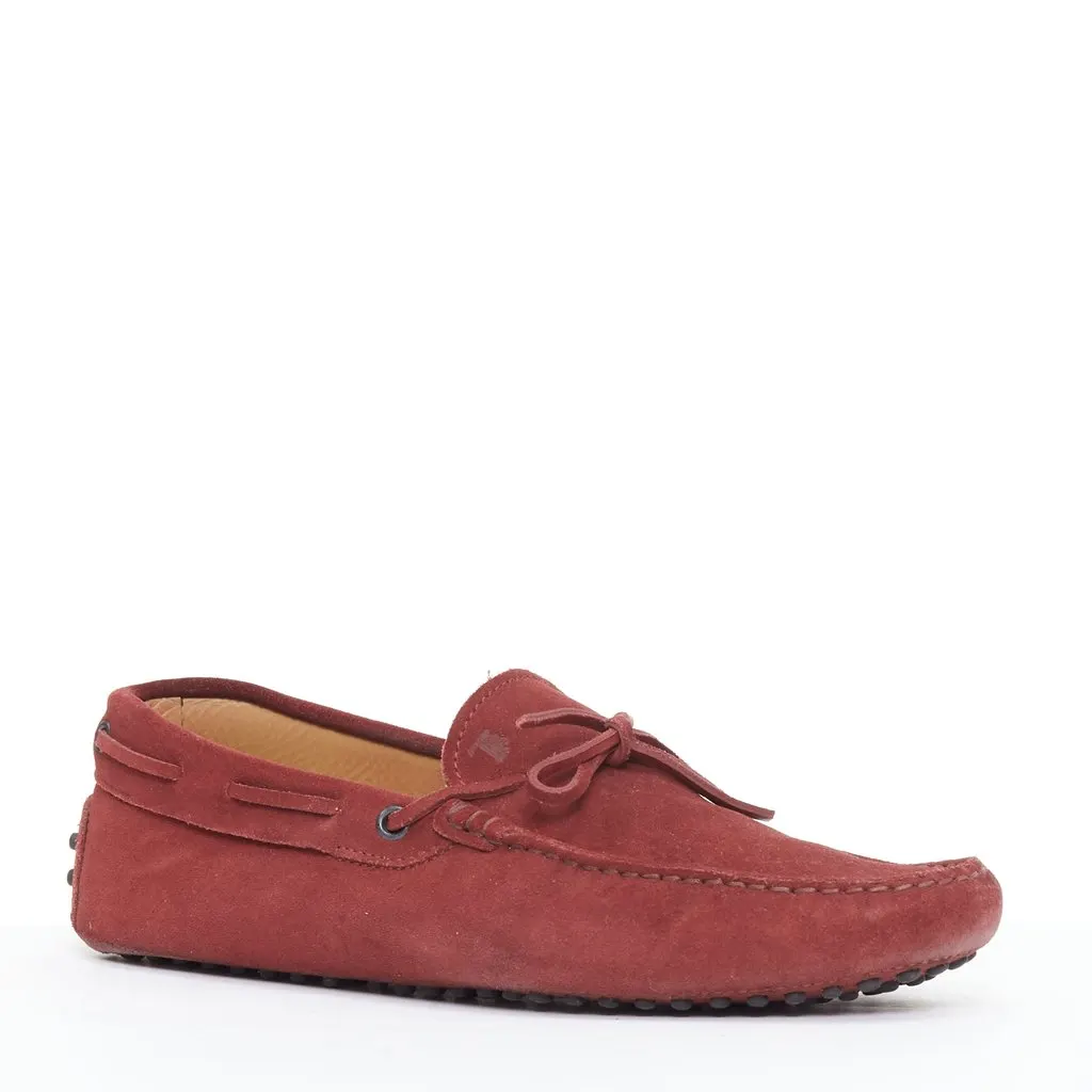 Tod's Gommino Red Suede Good - Inside View