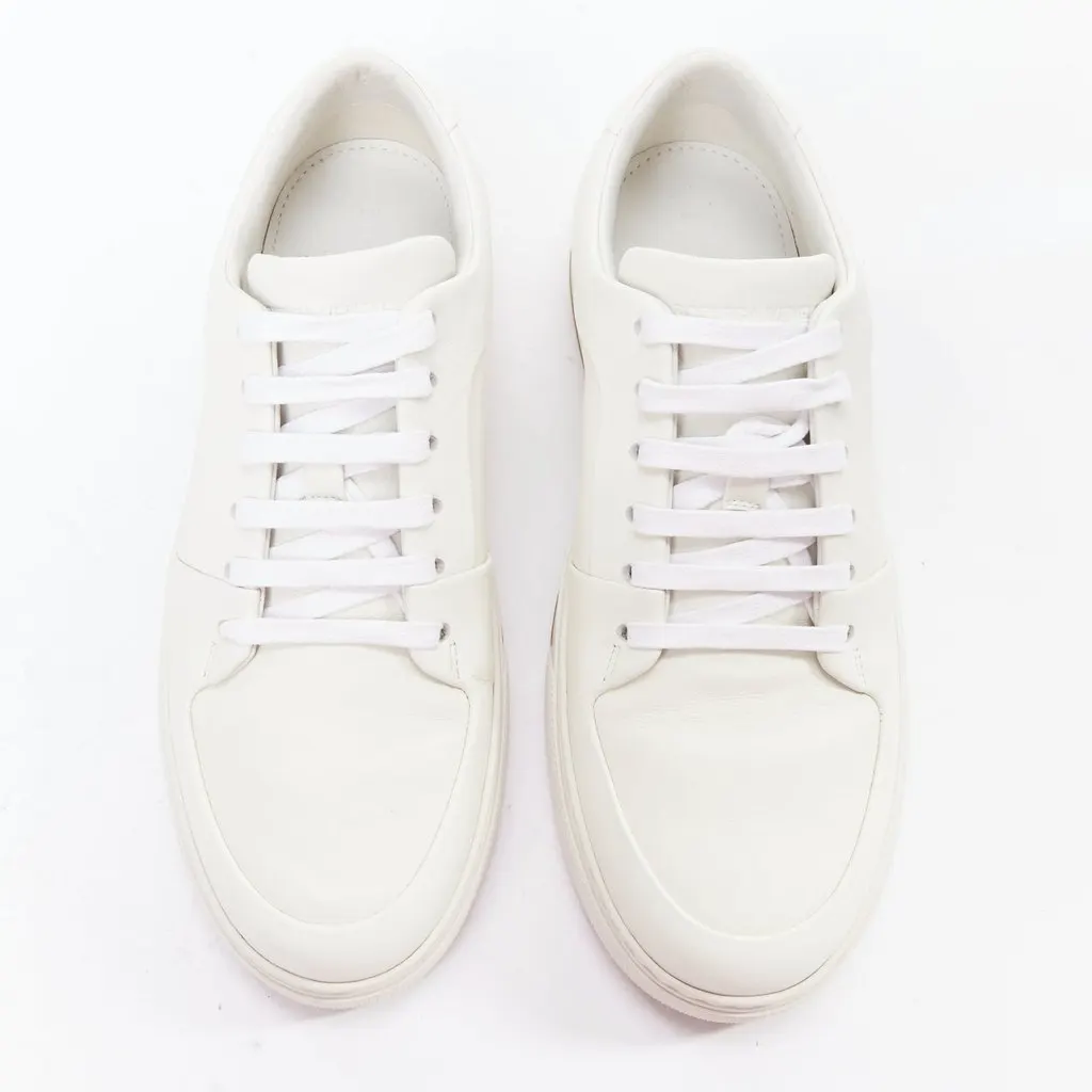 Bottega Veneta Minimal Lace Sneakers White Leather Very good - Back View