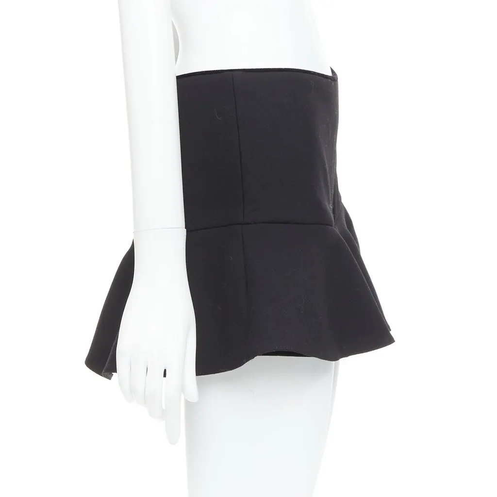Red Valentino Ruffle Skort Shorts Black Polyester Very good - Inside View